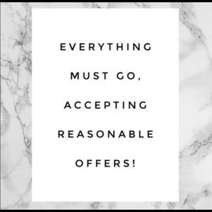 Everything must go!!